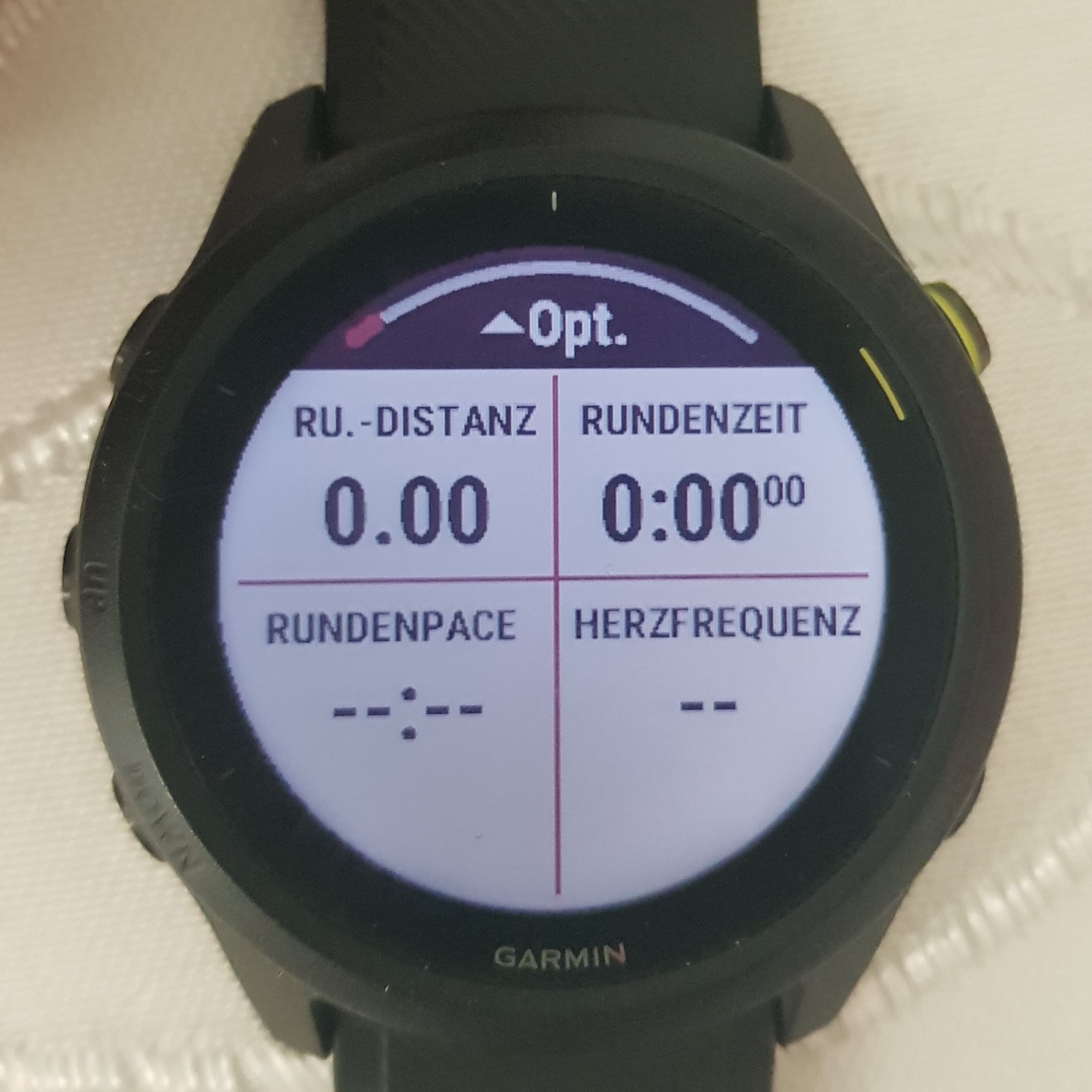 Picture Garmin Screen Intervalltraining